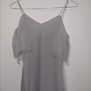 Cold shoulder dress